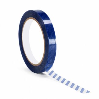 Fita azul tarjada/zebrada 12mmx80m