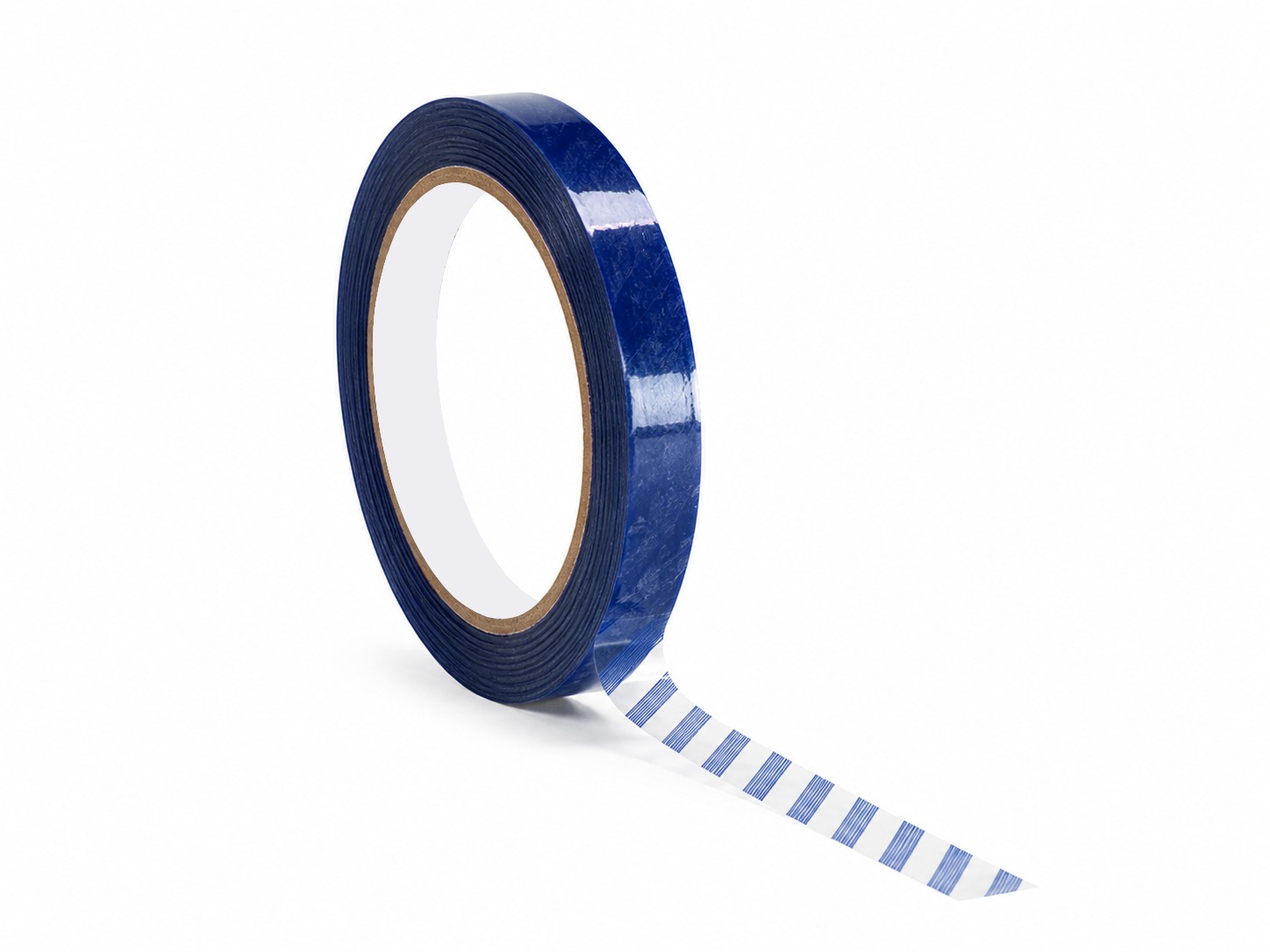 Fita azul tarjada/zebrada 12mmx80m